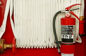 Fire Extinguisher and Hose